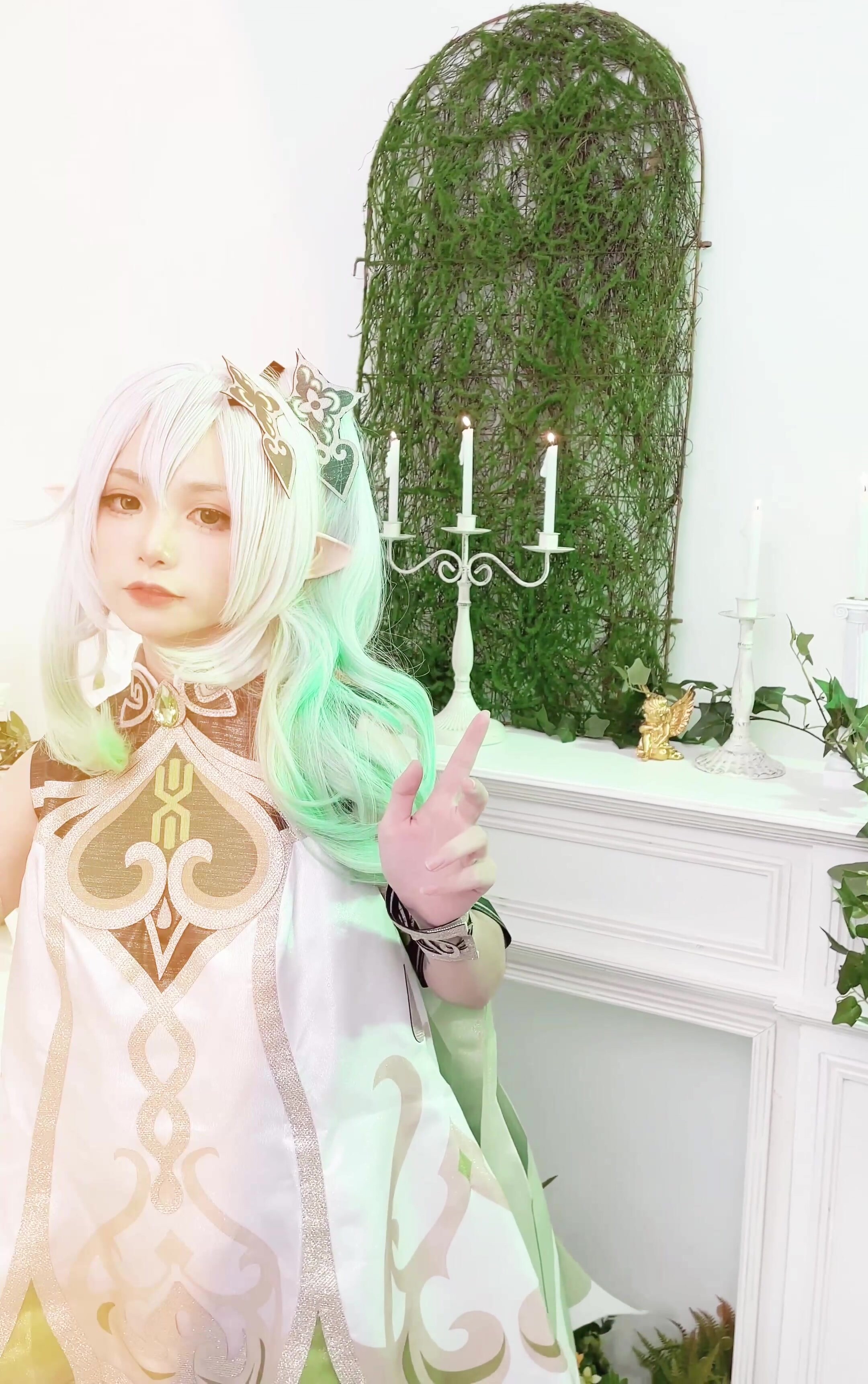 高端ACG業界女神爆機少女▌喵小吉▌珍品T3會員《原神 · 納西妲》超美夢幻少女胴體 珍藏必備爆贊! (1)