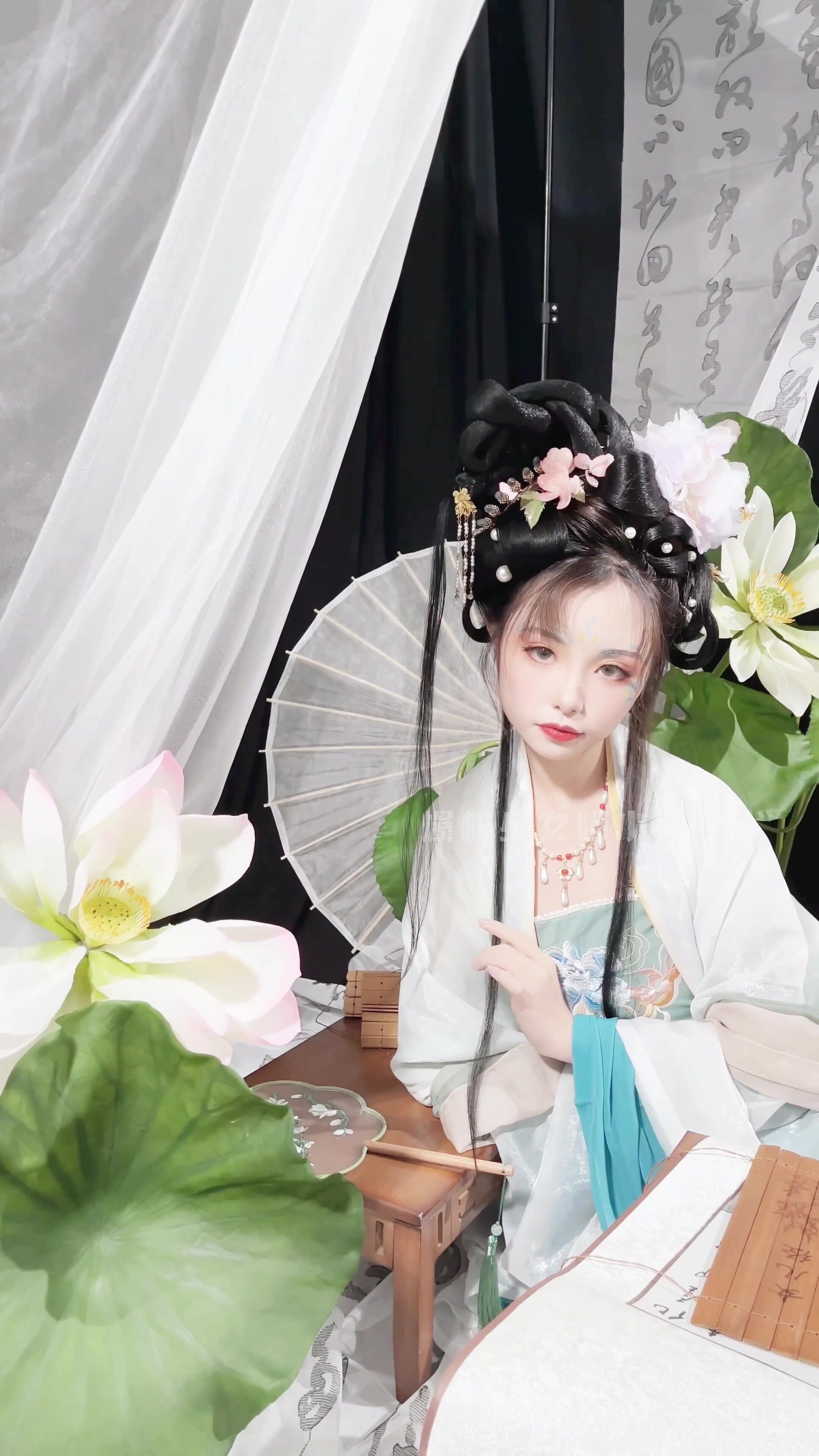 ✿稀有露臉✿ 高端ACG業界女神爆機少女▌喵小吉▌精美T3會員《月清花》古裝誘惑仙女下凡 細膩嫩穴美乳 珍藏必備爆贊! (2)