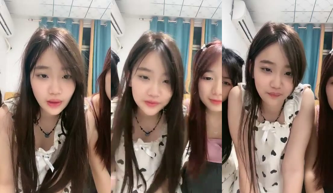 【甜心寶寶穎】19歲女大生帶閨蜜下海~仨人全脫了!揉奶玩… (5)