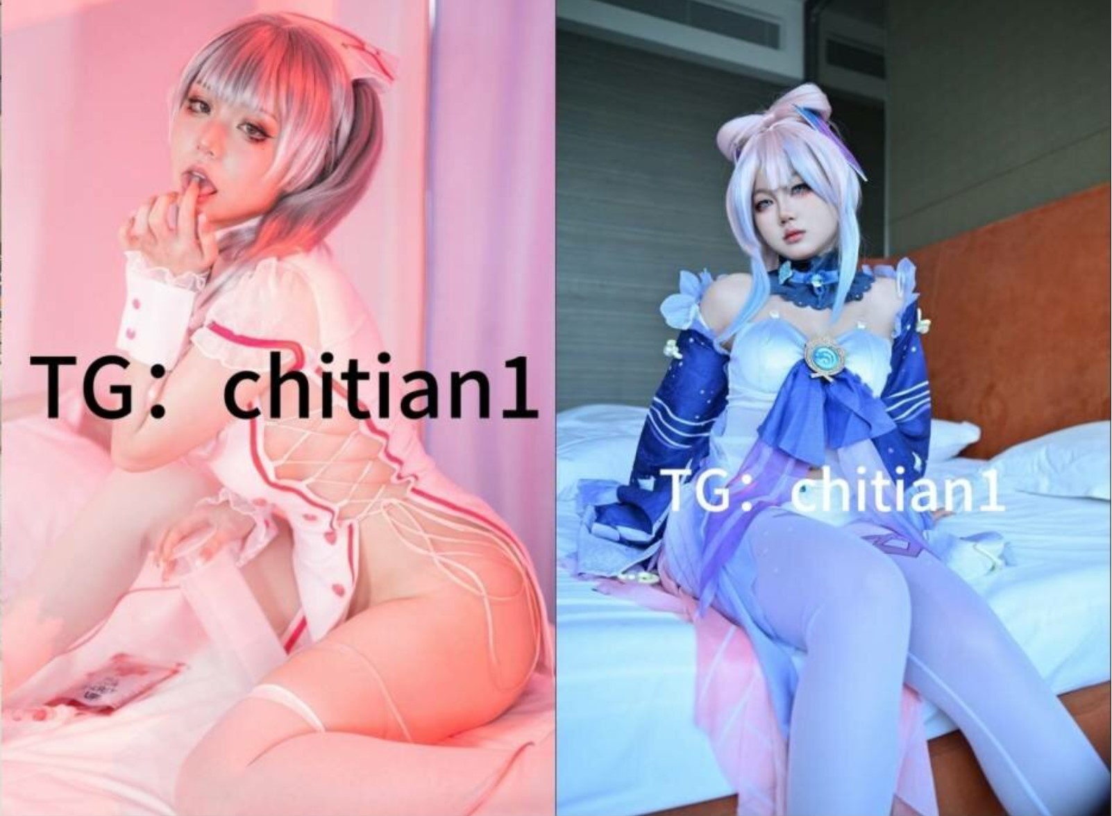 【2025年新品】可盐可甜COS抽像女菩萨【池甜chitian1】纸飞机VIP群福利②，各种露脸性爱，高潮喷水(5)
