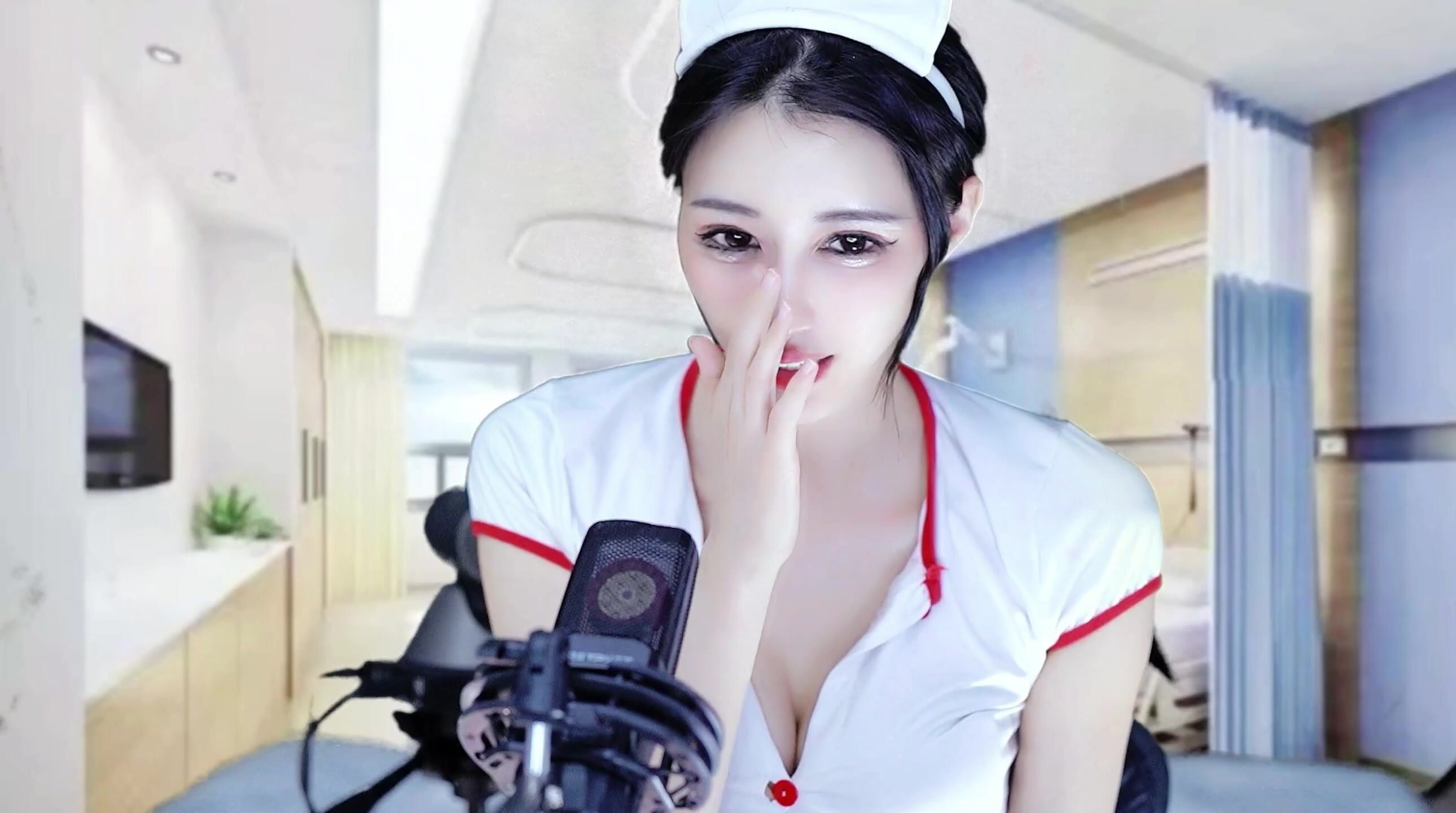 NetEase CC sexy anchor [Bai Yaoyao] stand-up comedy [Bai Secretary's Promotion] 2K original image quality, self-directed and self-acted, bold talk, seducing the boss, props masturbation (11)