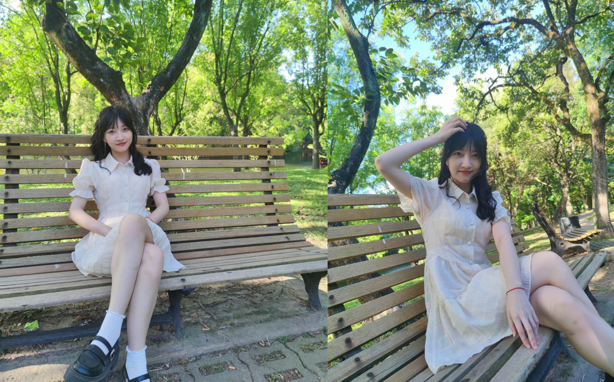 หญิงสาวที่เพิ่งเรียนจบจากวิทยาลัยแห่งหนึ่งในต้าโจว ถ่ายเซลฟี่กับแฟนหนุ่มในบ้านเช่า