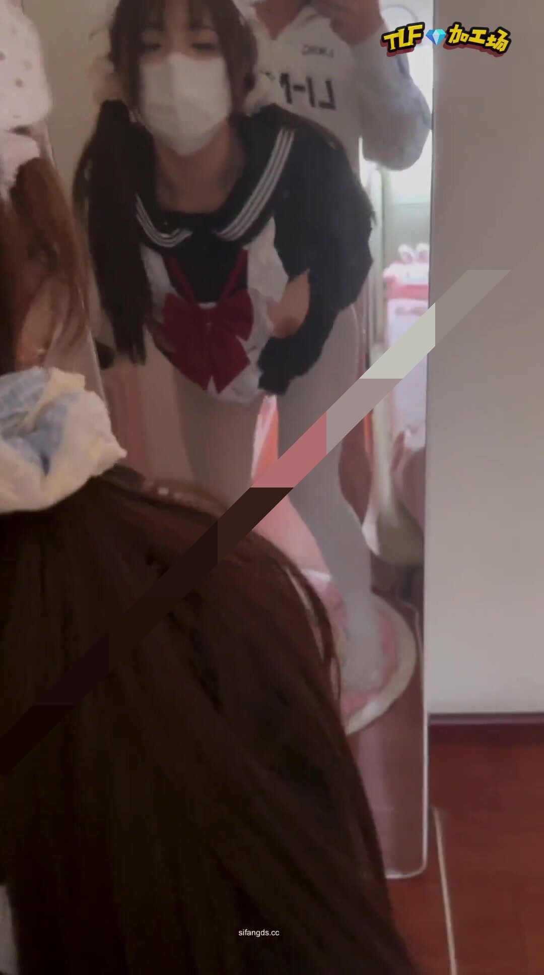 【顶级反差M妹】女仆后入